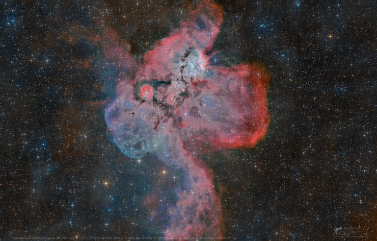 Skull and Bones Nebula NGC2467