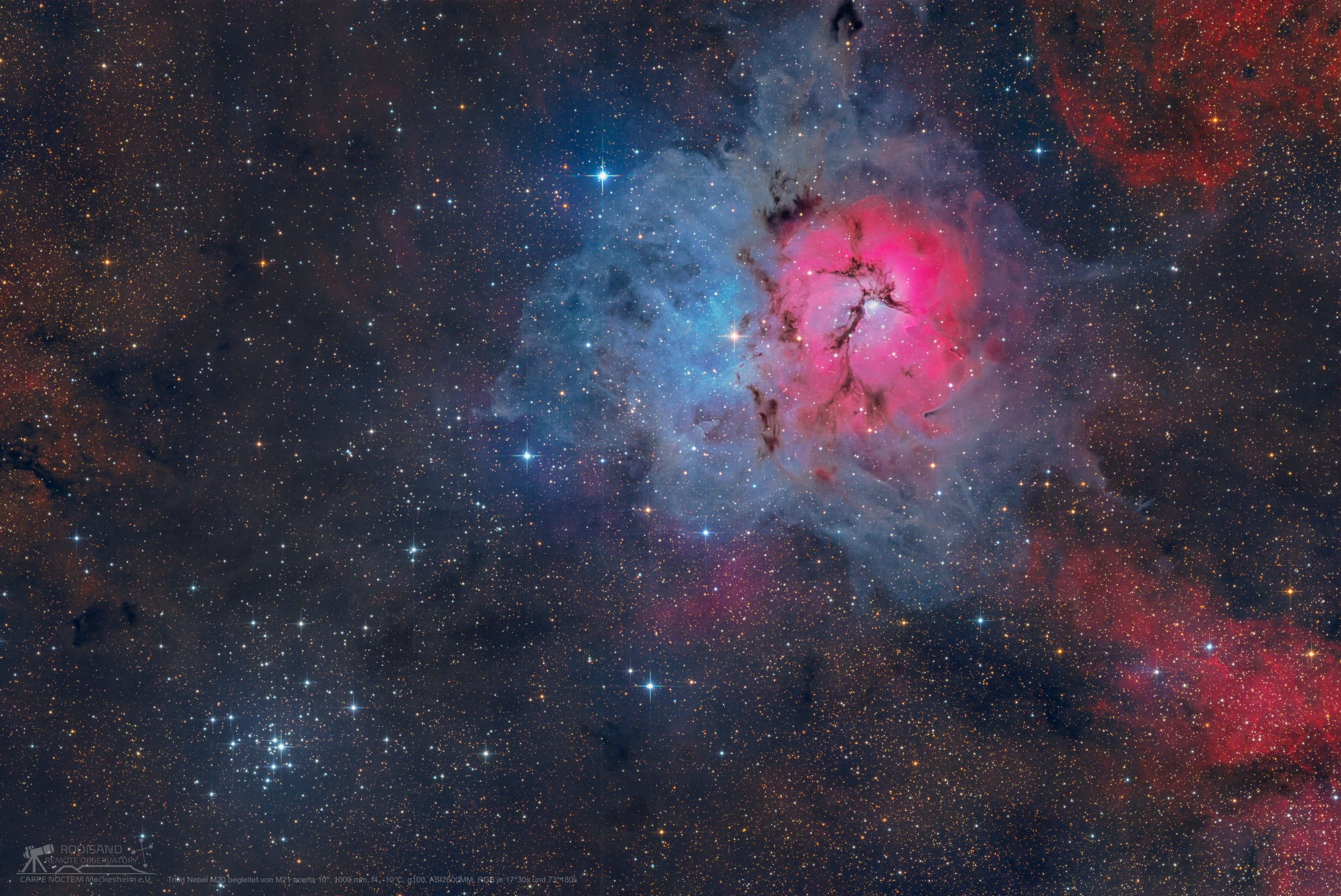 Trifid Nebel – M20